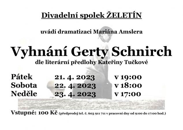 Divadelní spolek ŽELETÍN - Vyhnání Gerty Schnirch 1